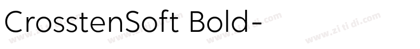 CrosstenSoft Bold字体转换